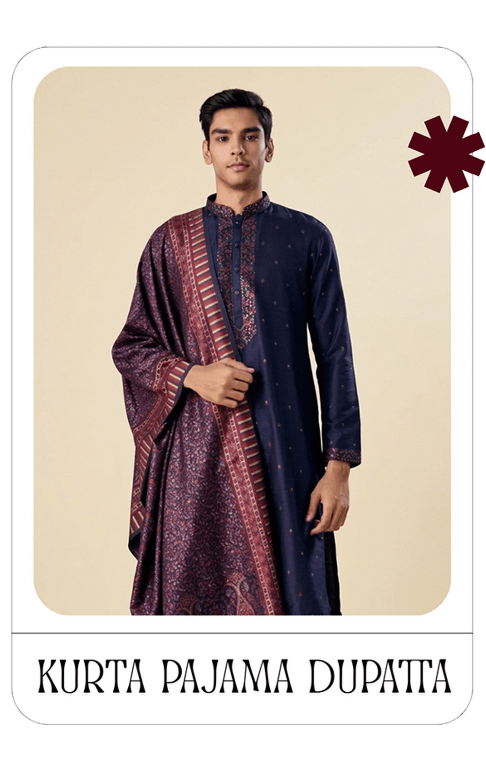 Kurta Pajama Dupatta - The Indian Kurta