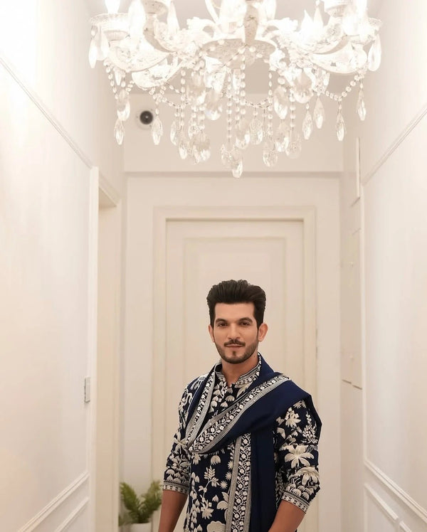 Arjun Addition Kurta Dupata Set & Emroidary - The Indian Kurta