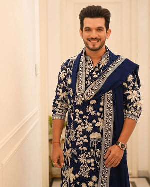 Arjun Addition Kurta Dupata Set & Emroidary - The Indian Kurta