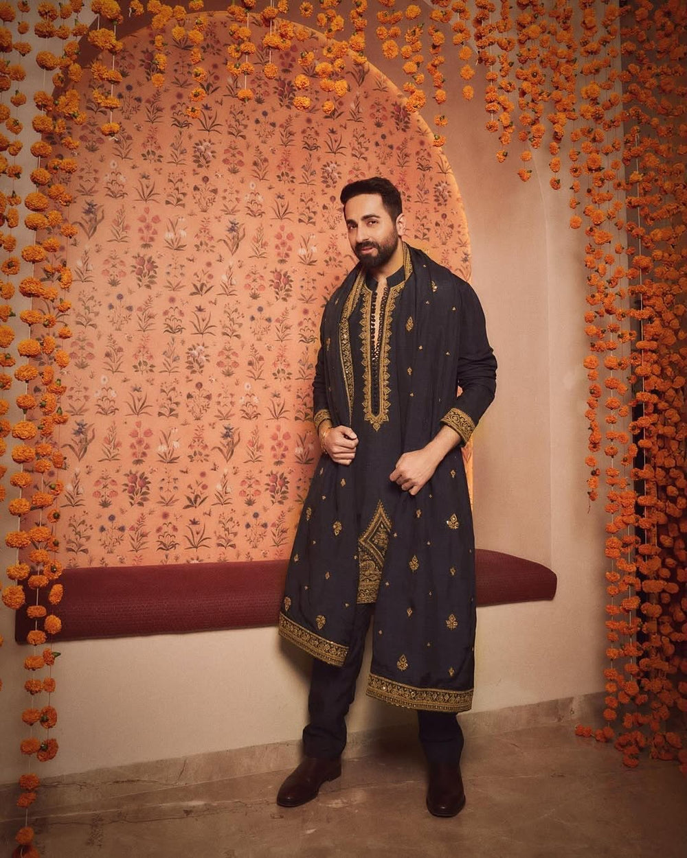 Ayushaman Adition kurta Set & Dupatta Embroidery - The Indian Kurta