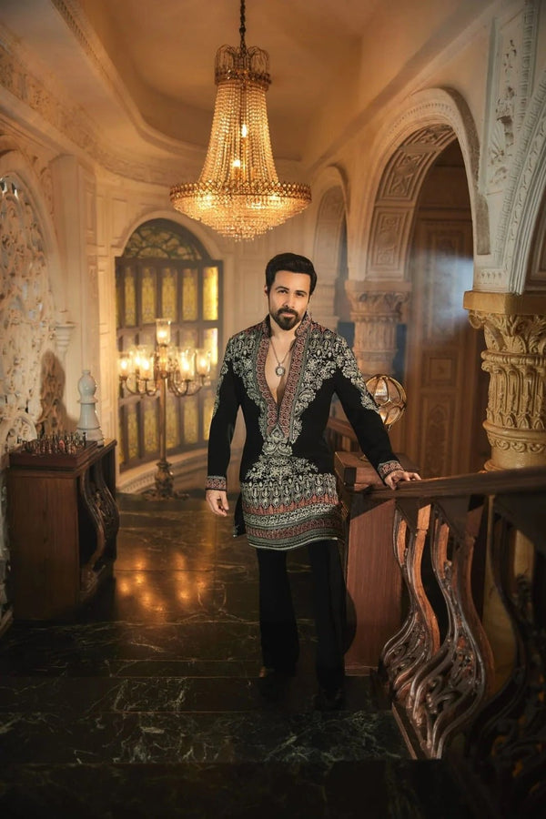 Emraan Hashmi Kurta Set With Emrodery - The Indian Kurta