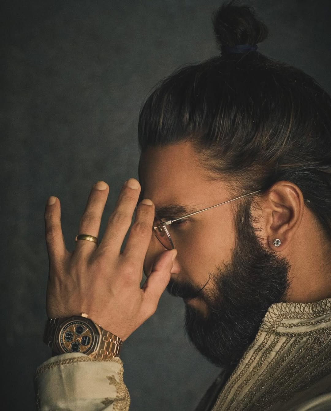 Ranveer Singh Cream Ivory kurta pajama with Embroidery - The Indian Kurta